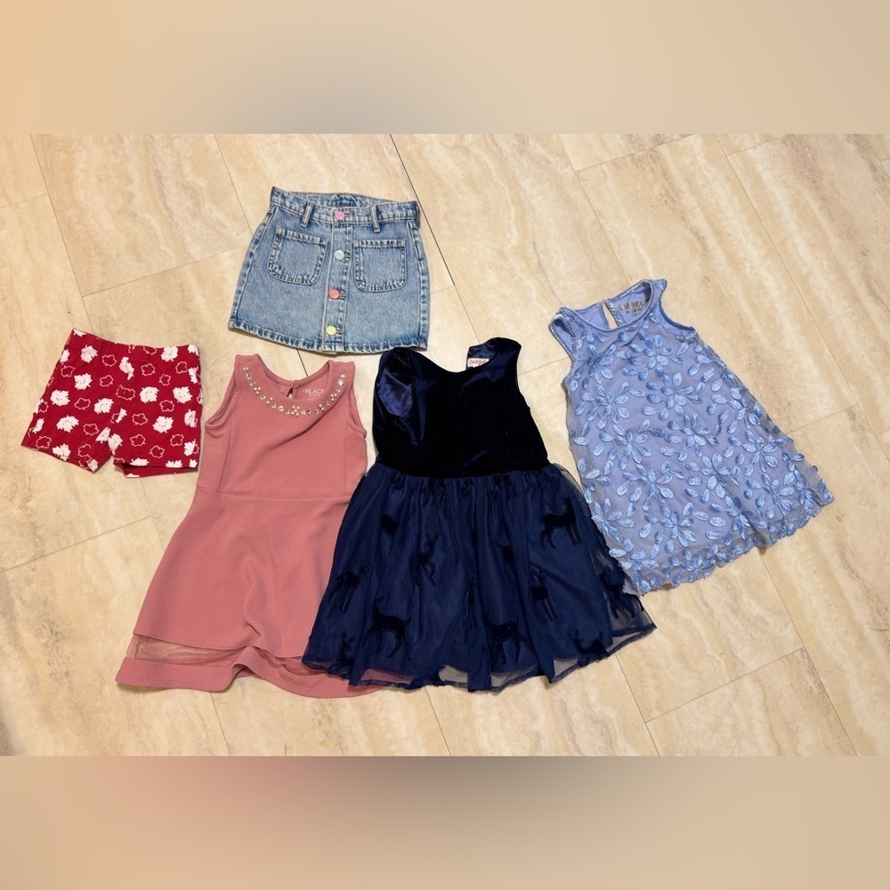 Toddler Girls Assorted Bundle, 5 items (4T)